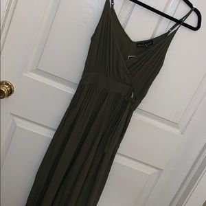 Army Green Cropped Pantsuit